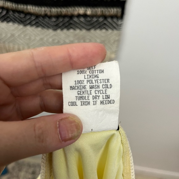 Vintage yellow peasant cottagecore skirt - Picture 6 of 7